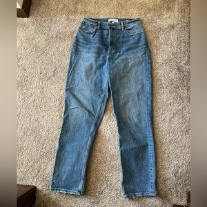 Abercrombie 90’s Straight Ultra High Rise Curve Love Jeans
